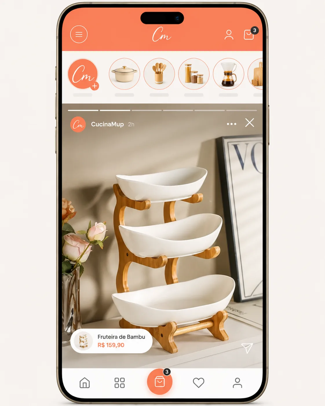 Stories de produto
