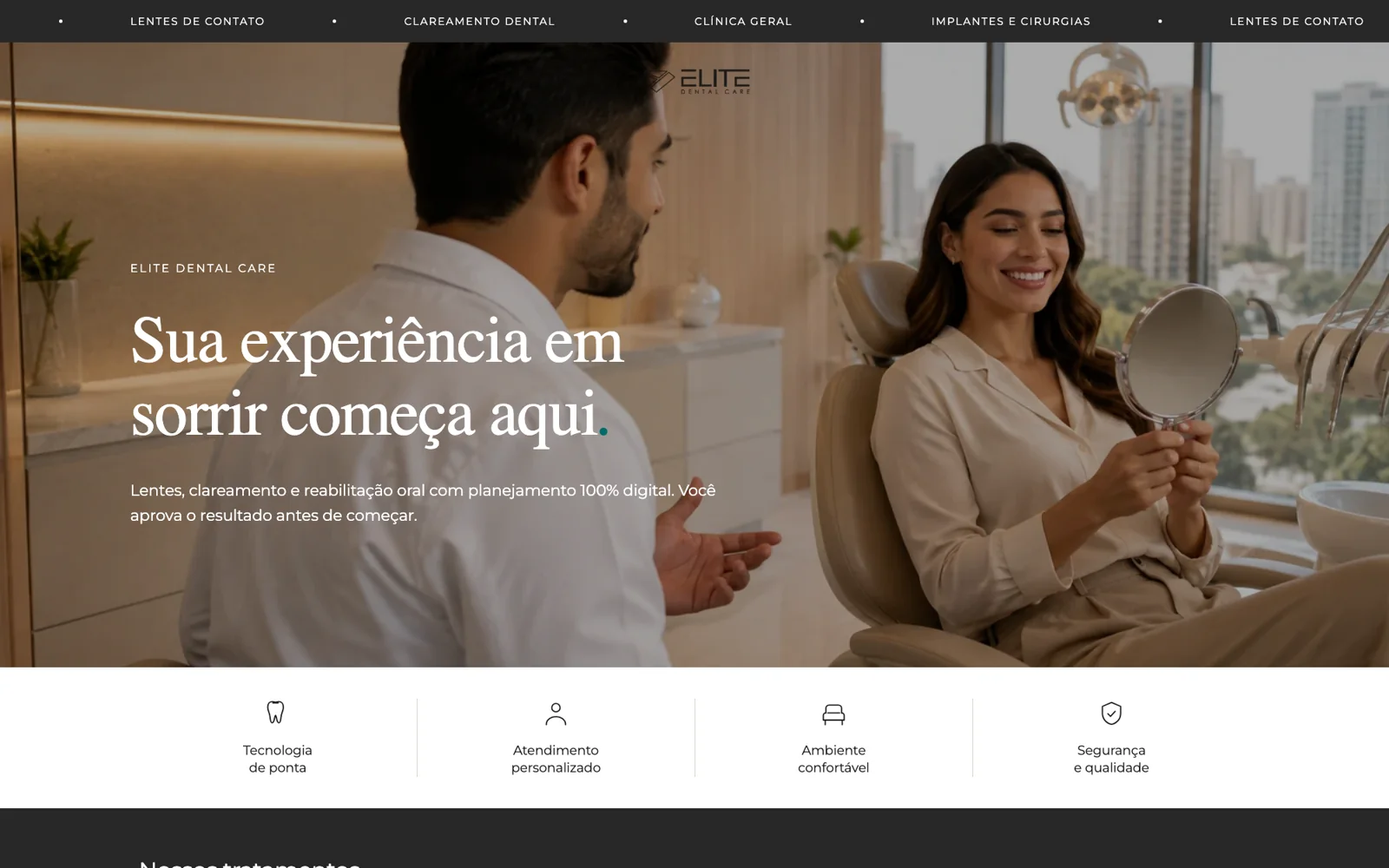 Clínica odontológica premium